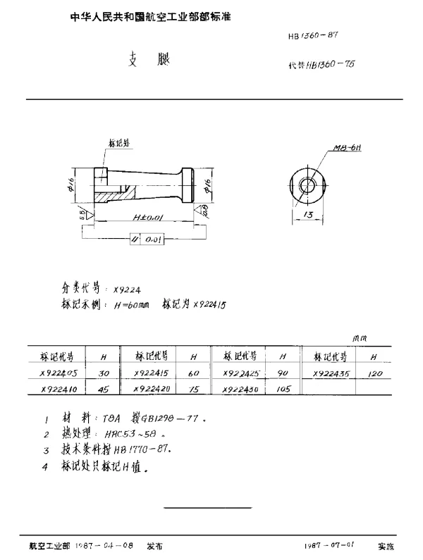 HB 1360-1987 支腿