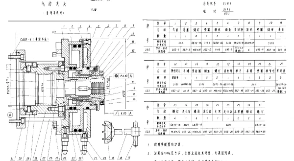 HB 3910-1986 气动夹头 (普通车床用)