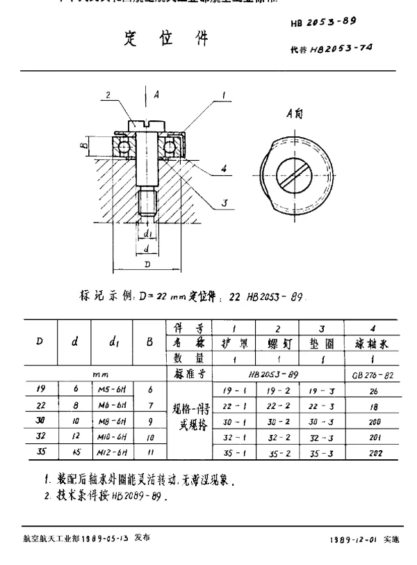 HB 2053-1989 定位件