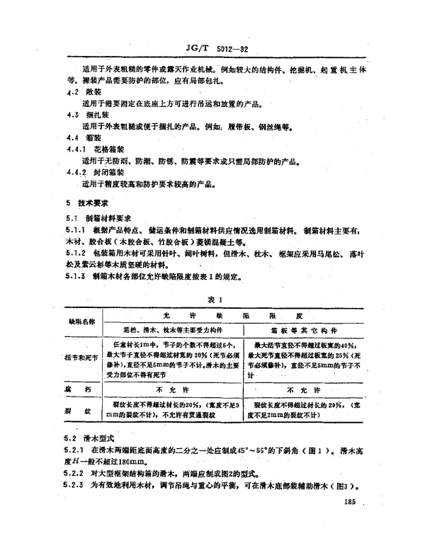 JGT 5012-1992 建筑机械与设备.包装通用技术条件