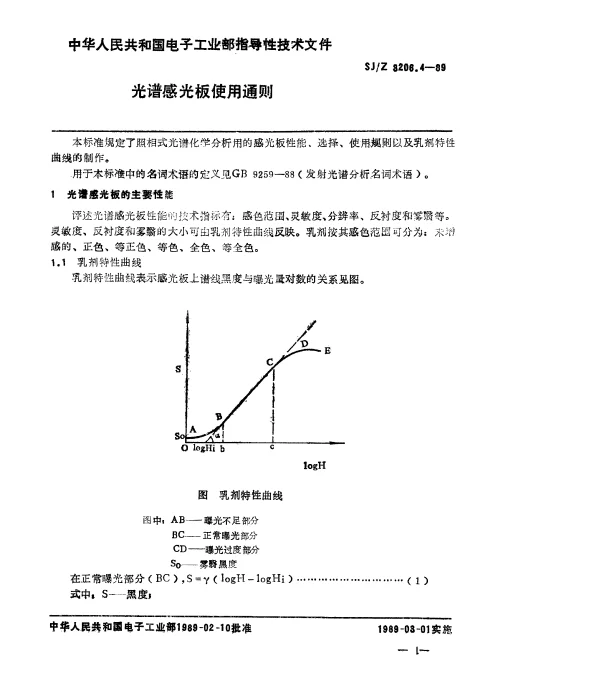 SJZ 3206.4-1989 光谱感光板使用通则