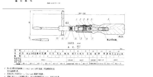 HB 3277-1989 棘轮解锥