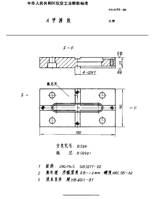 HB 4098-1988 A型接板