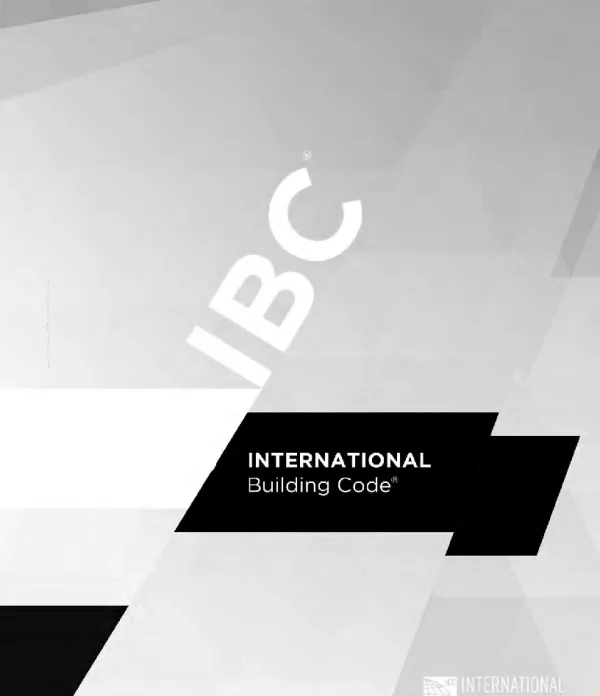 IBC 2015 INTERNATIONAL Building Code