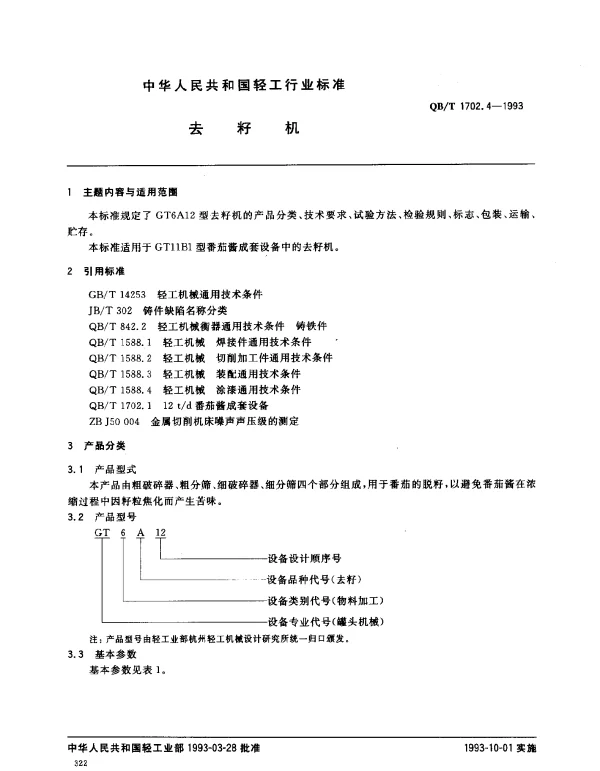 QBT 1702.4-1993 去籽机