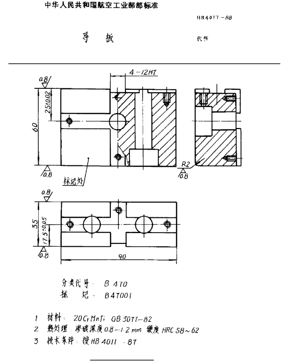 HB 4077-1988 导板