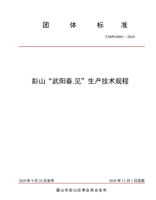 TMPGS 001-2020 彭山“武阳春.见”