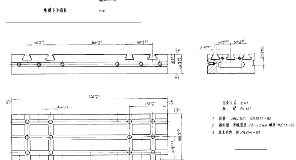 HB 4020-1988 稀槽下基础板