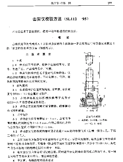 SL 112-1995 击实仪校验方法
