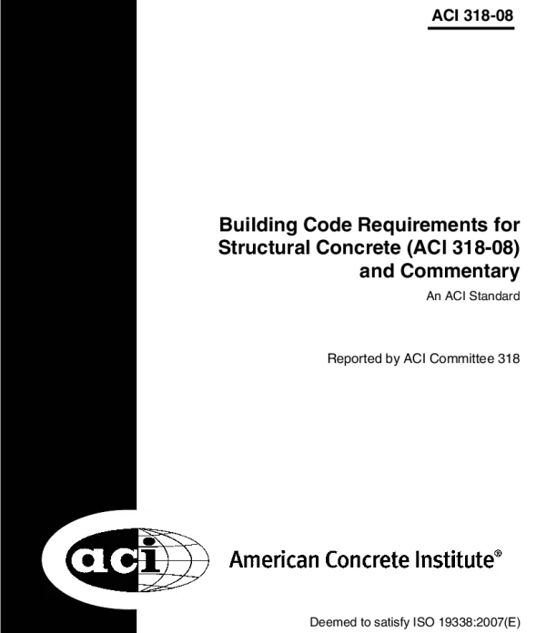 ACI 318-08-2008 美国混凝土结构建筑规范（英文版原版）
