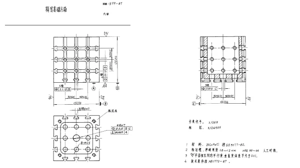 HB 1399-1987 精密基础方箱