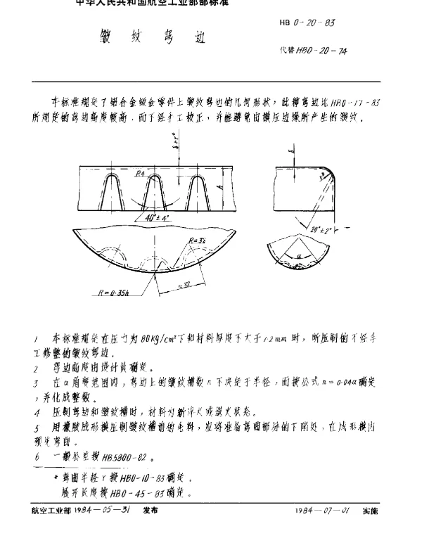 HB 0-20-1983 皱纹弯边