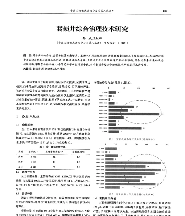 套损井综合治理技术研究