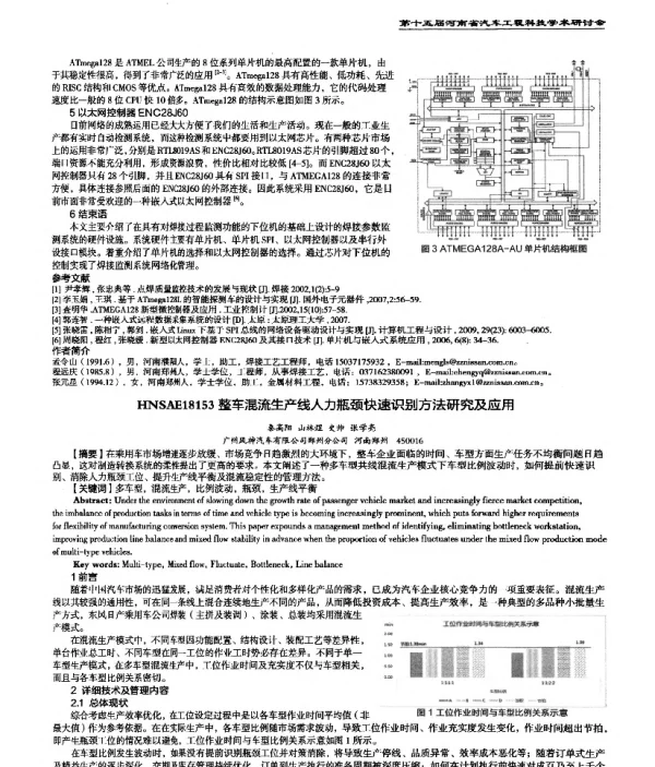 整车混流生产线人力瓶颈快速识别方法研究及应用