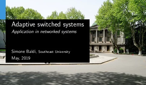 AdaptiveswitchedsystemsApplicationinnetworkedsystems