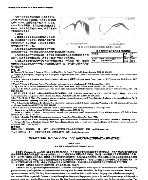 DamperintheLoop系统时滞动力学特性及稳定性研究