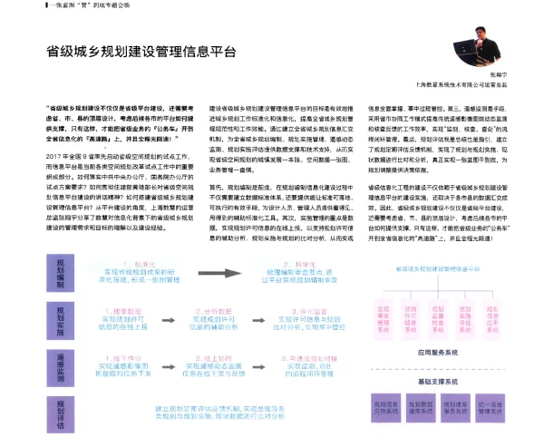省级城乡规划建设管理信息平台