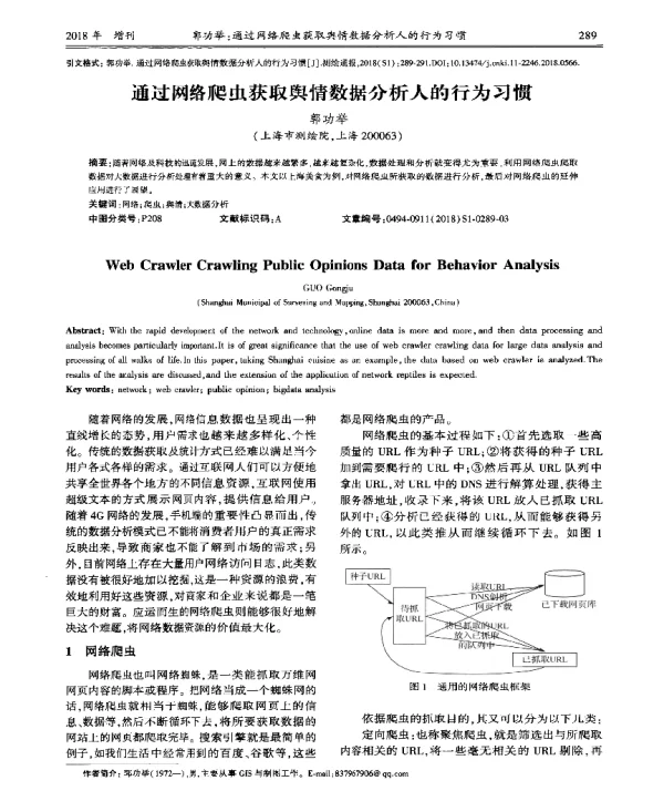 通过网络爬虫获取舆情数据分析人的行为习惯