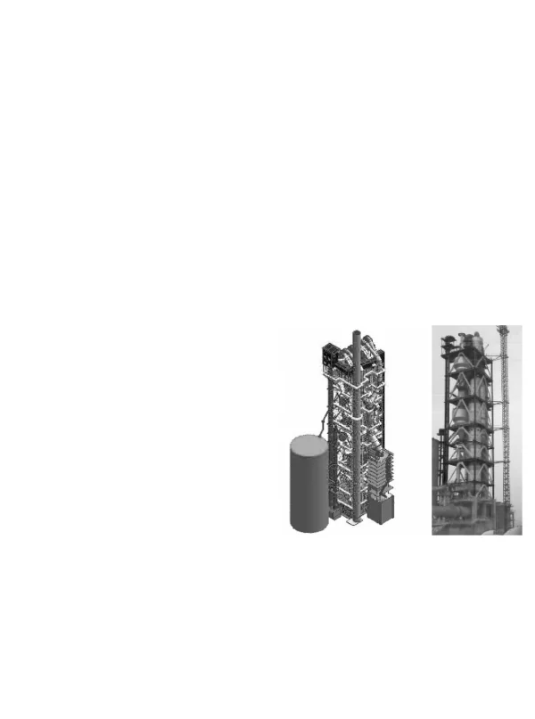 BIM技术在水泥厂预热器塔架建设中的应用