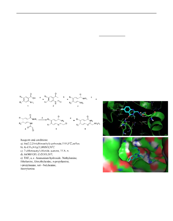 DesignSynthesisandinvitroevaluationofnovelquinazolinoneasDPP-4inhibitors