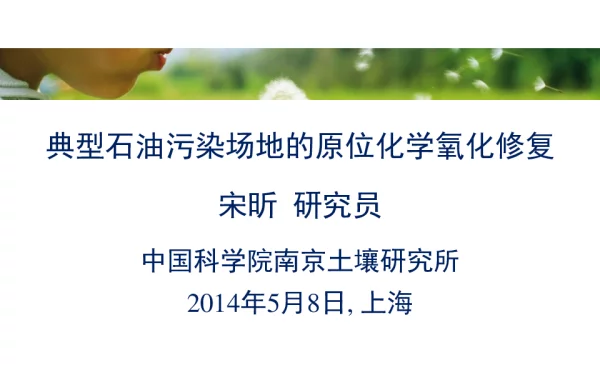 典型石油污染场地的原位化学氧化修复
