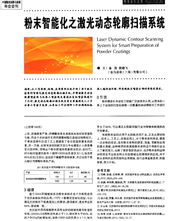 粉末智能化之激光动态轮廓扫描系统