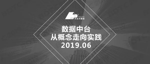 数据中台从概念走向实践2019.06
