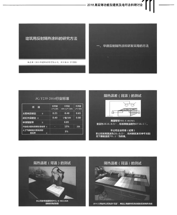 建筑用反射隔热涂料的研究方法