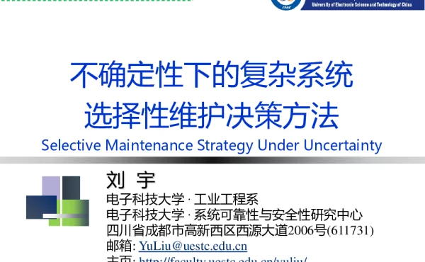 不确定性下的复杂系统选择性维护决策方法
