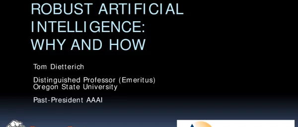 ROBUSTARTIFICIALINTELLIGENCEWHYANDHOW