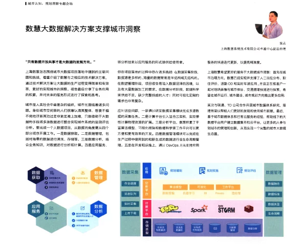 数慧大数据解决方案支撑城市洞察