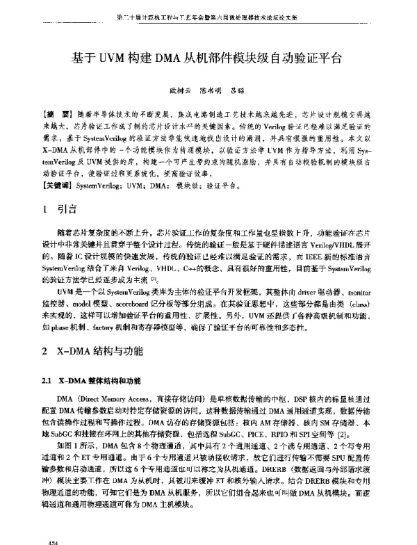 基于UVM构建DMA从机部件模块级自动验证平台