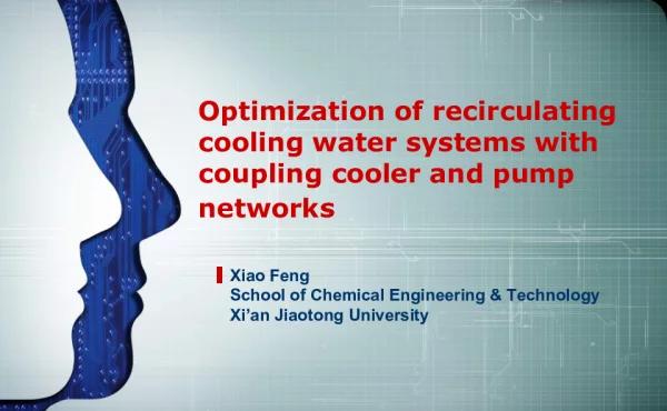 Optimizationofrecirculatingcoolingwatersystemswithcouplingcoolerandpumpnetworks