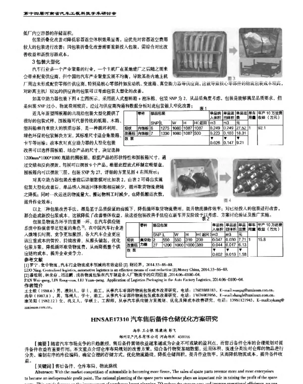 汽车售后备件仓储优化方案研究
