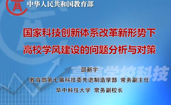 国家科技创新体系改革新形势下高校学风建设的问题分析与对策