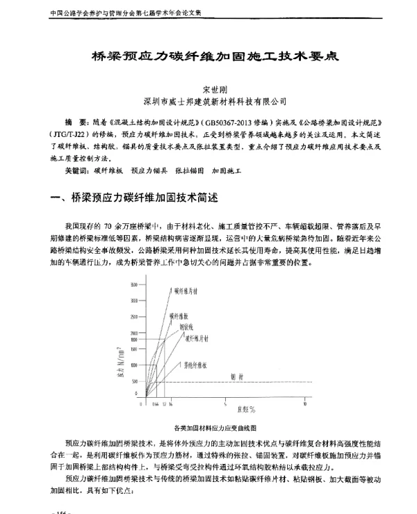 桥梁预应力碳纤维加固施工技术要点