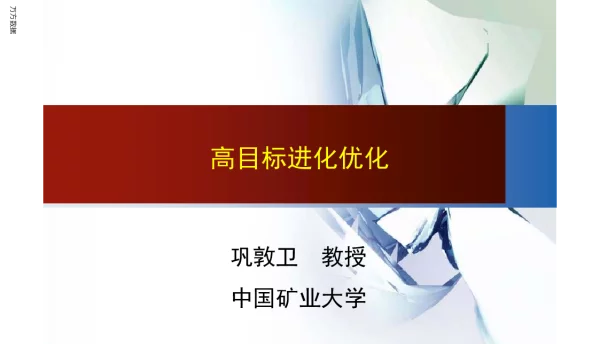 高目标进化优化