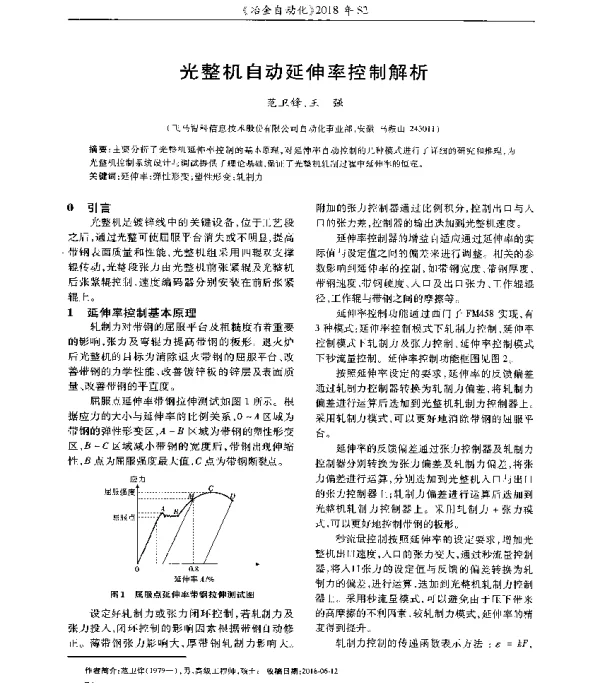 光整机自动延伸率控制解析