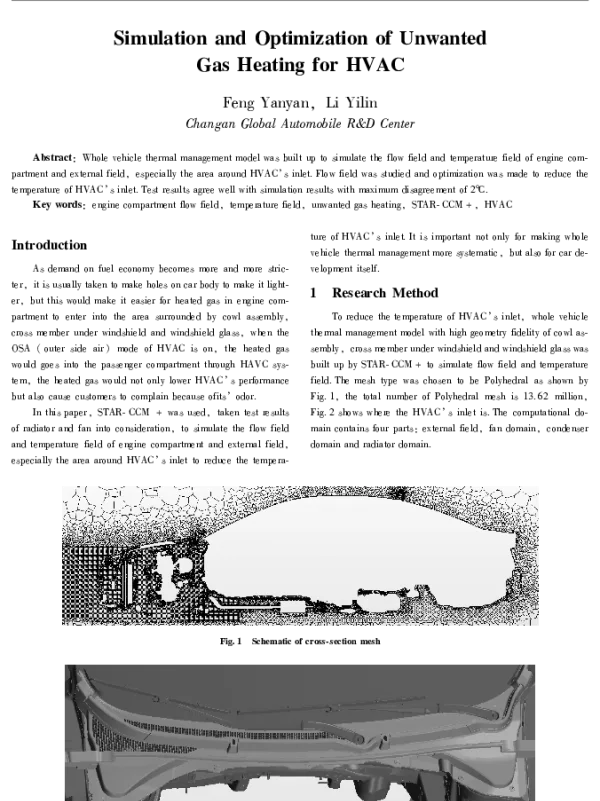 SimulationandOptimizationofUnwantedGasHeatingforHVAC