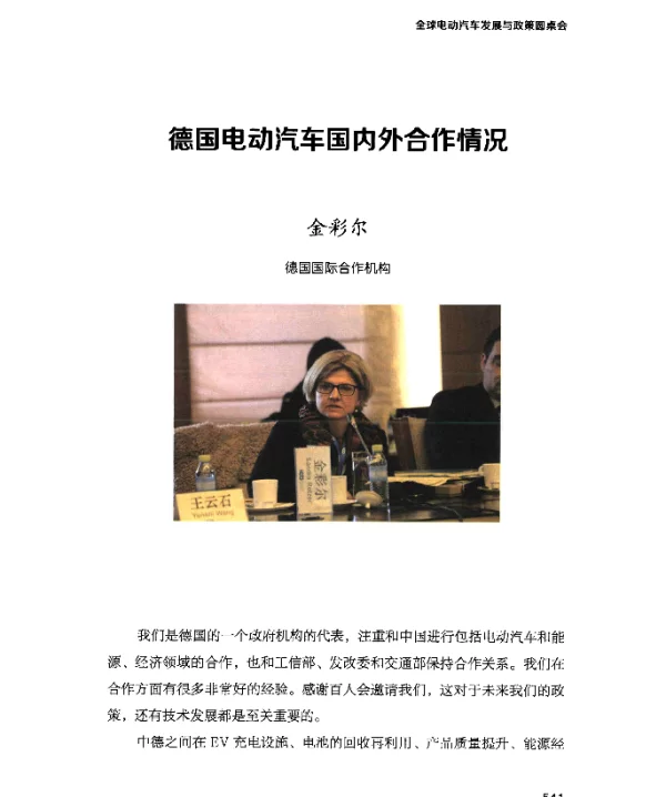 德国电动汽车国内外合作情况