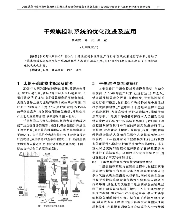 干熄焦控制系统的优化改进及应用