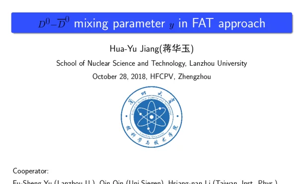 D0-(-D)0mixingparameteryinFATapproach
