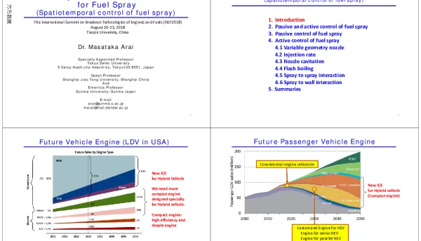 PossibilityofActiveAttitudeControlforFuelSpray(Spatiotemporalcontroloffuelspray)