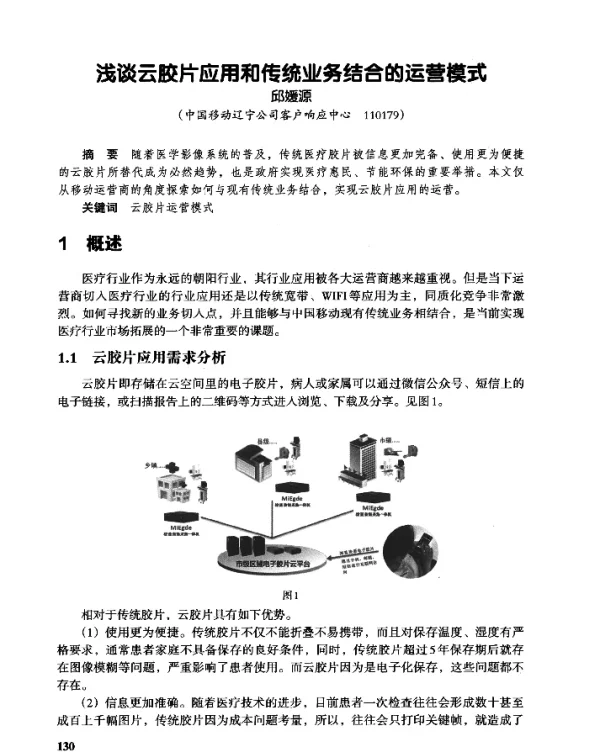 浅谈云胶片应用和传统业务结合的运营模式