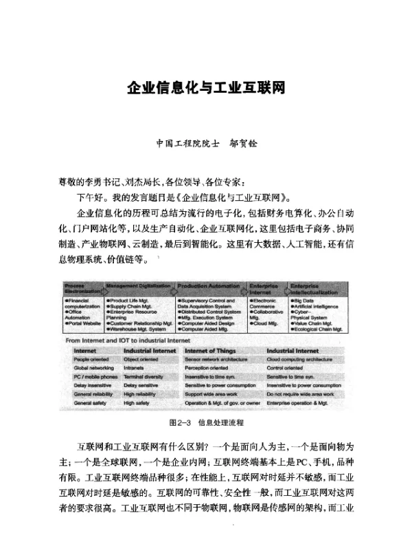 企业信息化与工业互联网