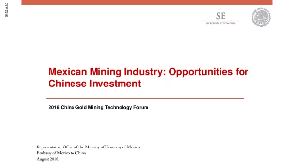 MexicanMiningIndustryOpportunitiesforChineseInvestment