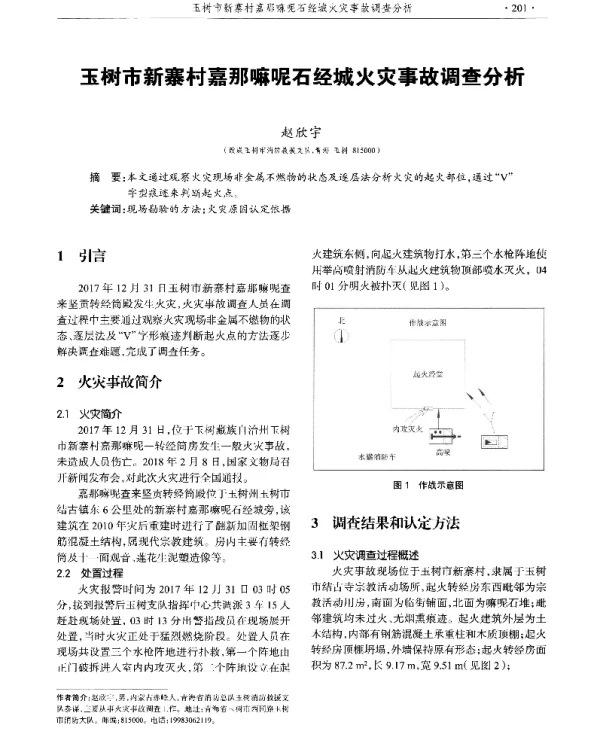 玉树市新寨村嘉那嘛呢石经城火灾事故调查分析