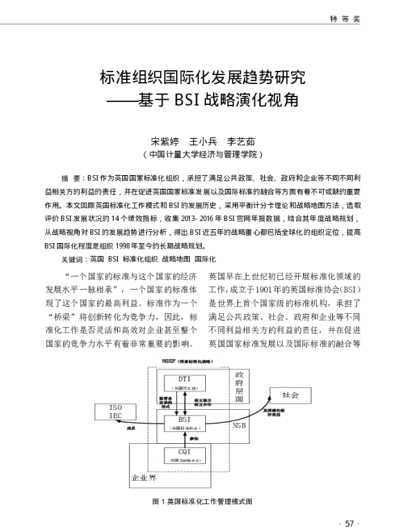 标准组织国际化发展趋势研究--基于BSI战略演化视角