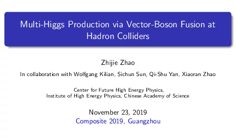 Multi-HiggsProductionviaVector-BosonFusionatHadronColliders
