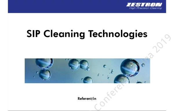 SIPCleaningTechnologies